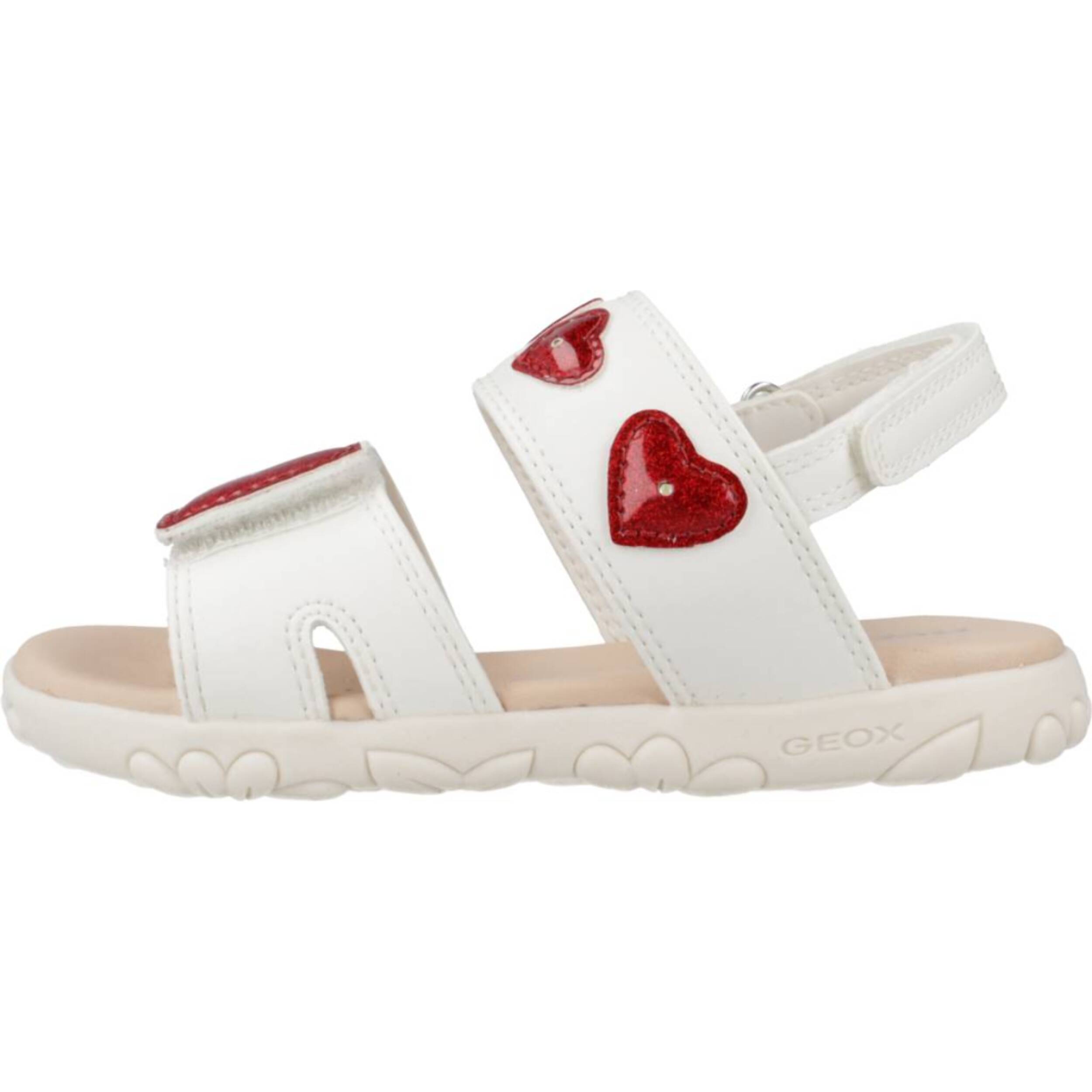 Sandalias Niña de la marca GEOX  modelo J SANDAL HAITI GIRL BLANCO