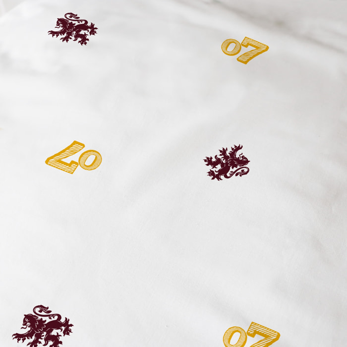 Drap-housse imprimée 100% coton, HARRY POTTER TEAM G