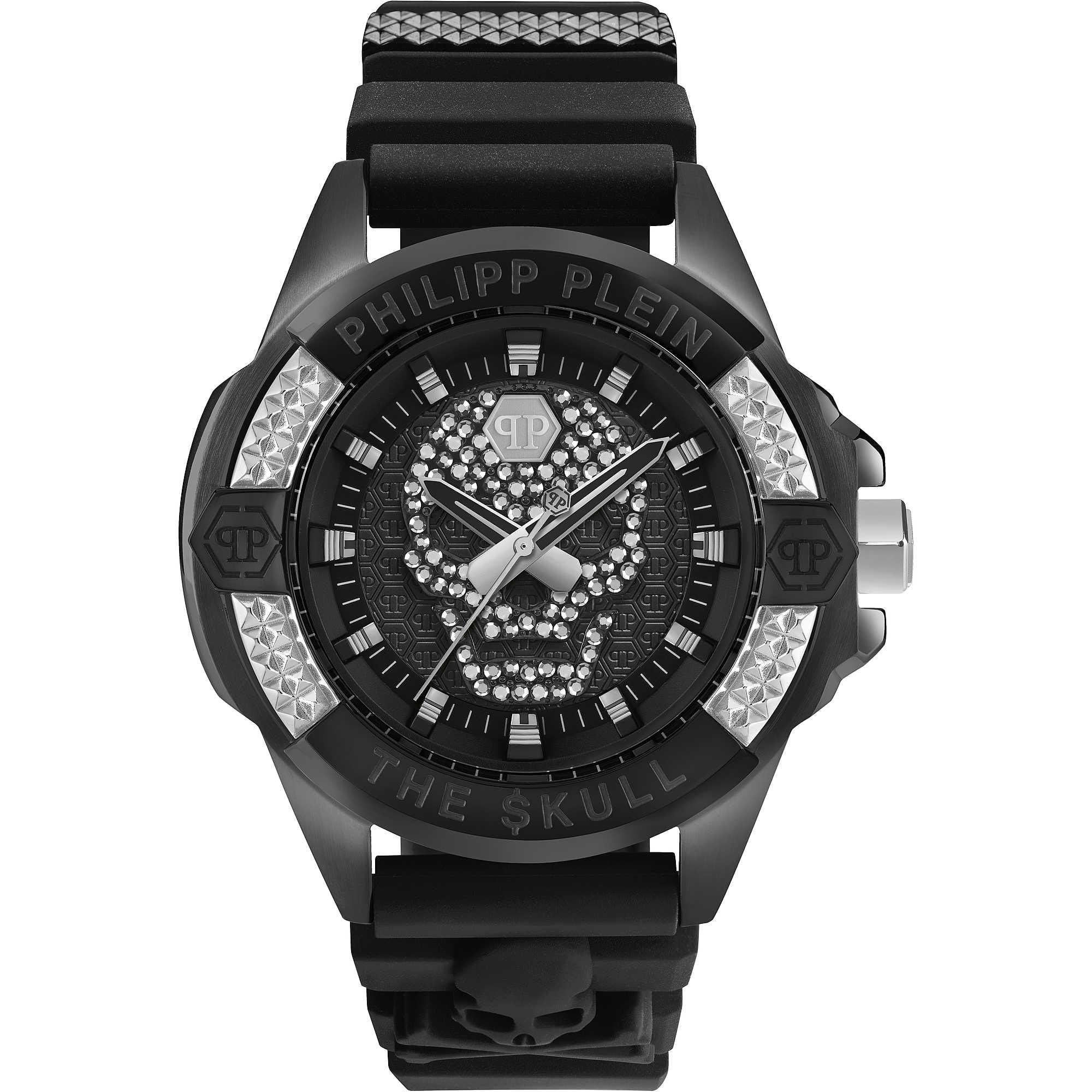 Orologio Philipp Plein THE SKULL Silicone Nero