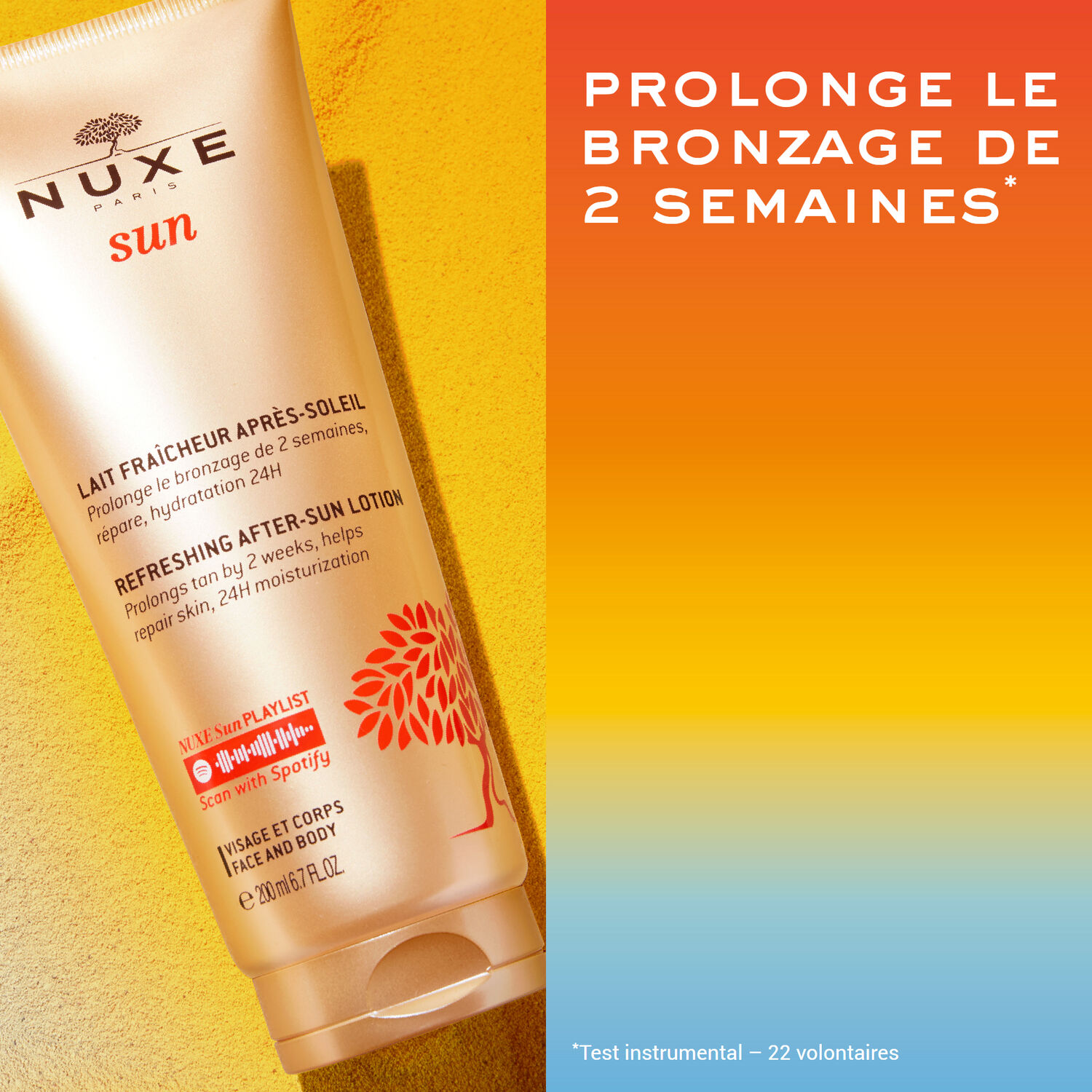 Lait Fraîcheur Après-Soleil  - Nuxe Sun - Tous types de peaux