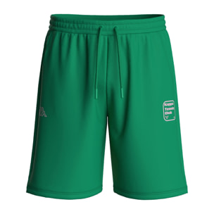Pantaloni Corti Kappa Uomo Logo Isotop Verde