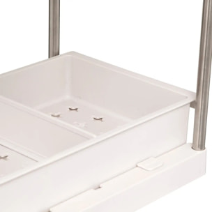 Organiseur Stora 2 niveaux L40,7cm beige