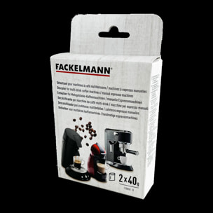 Sachets détartrants pour machines à café Fackelmann Petit Déjeuner