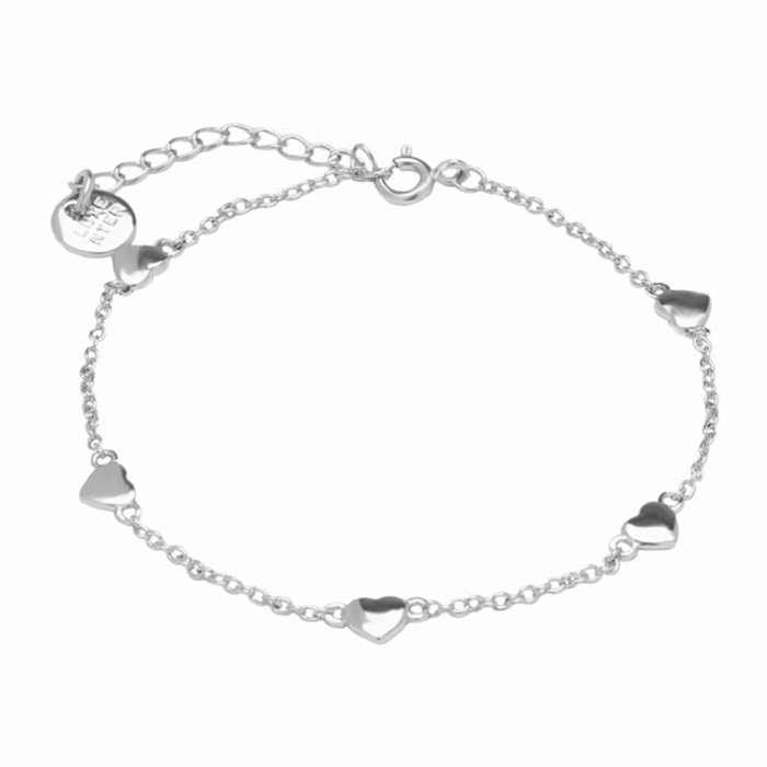 Pulsera Lux by Lux acabado en rodio