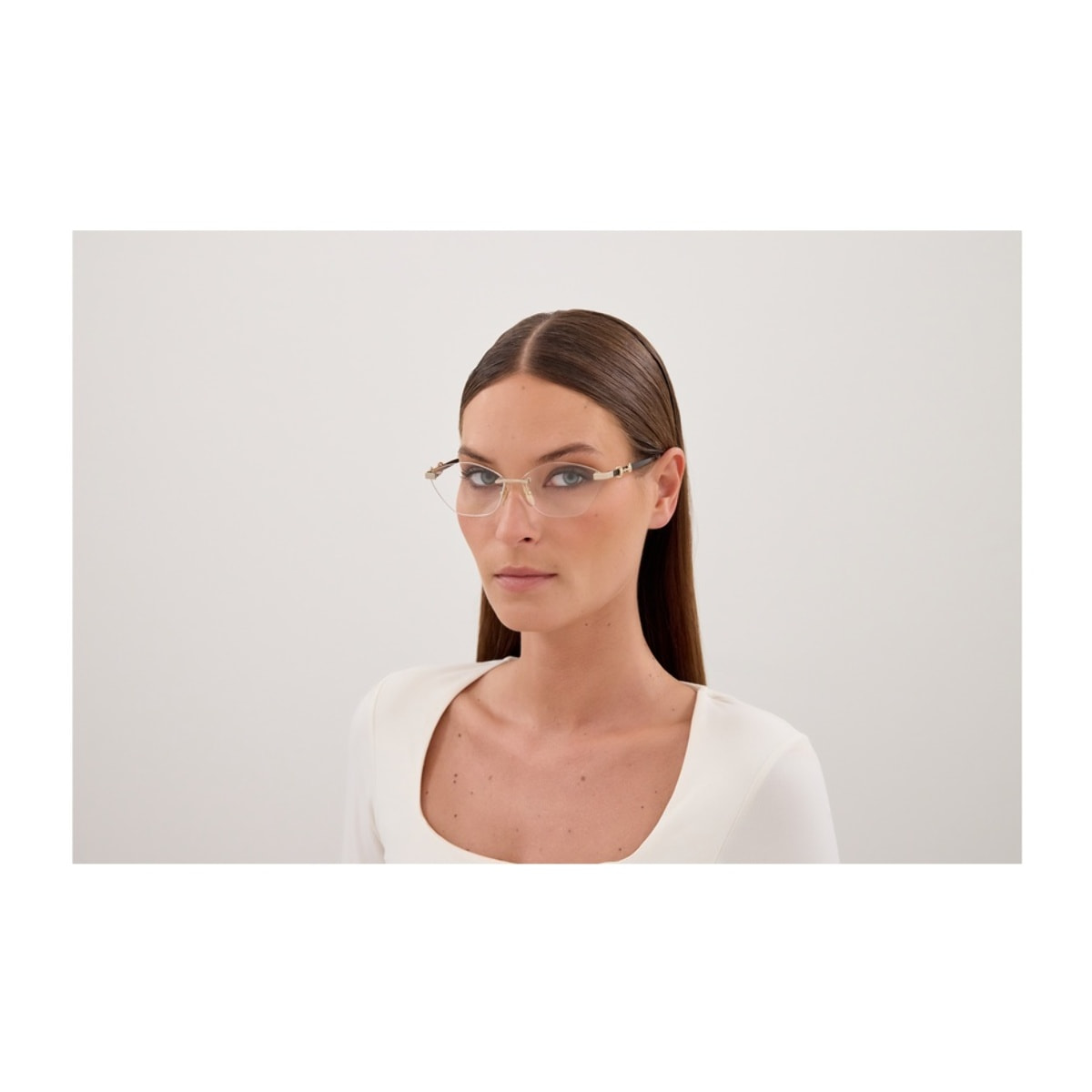 Gafas de Vista Gucci GG2050O-001 de Metal Mujer 59 mm