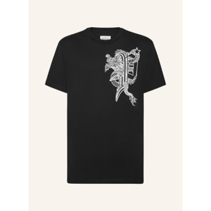 PHILIPP PLEIN T-Shirt Round Neck DRAGON