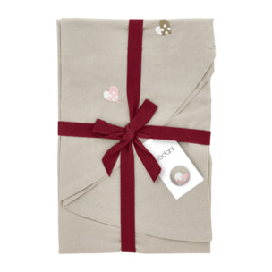 Tapis de sapin de noël Christmas Hearts Embroidery