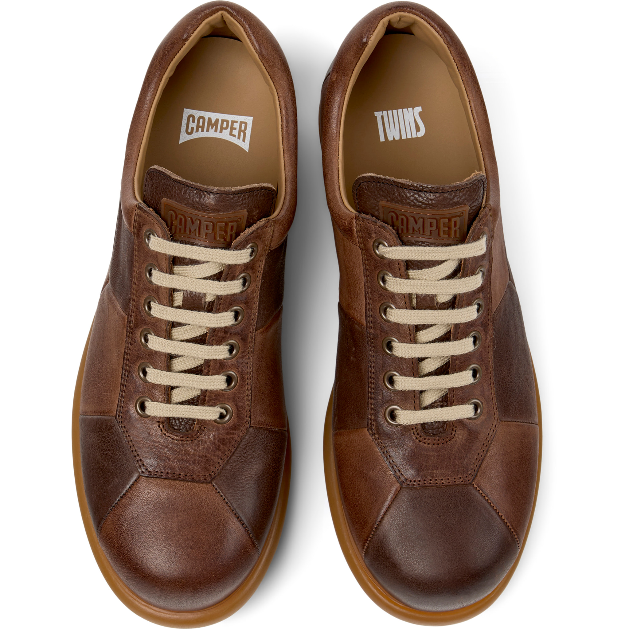 Zapatillas - CAMPER Pelotas Ariel Hella Twins - Marron - Cuero liso