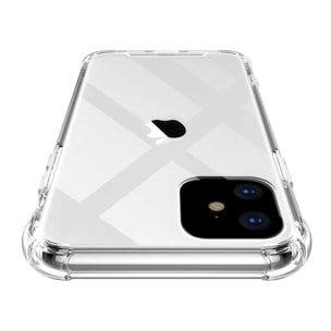 Coque compatible avec iPhone 11 Anti-Chocs avec Bords Renforcés en silicone Transparente