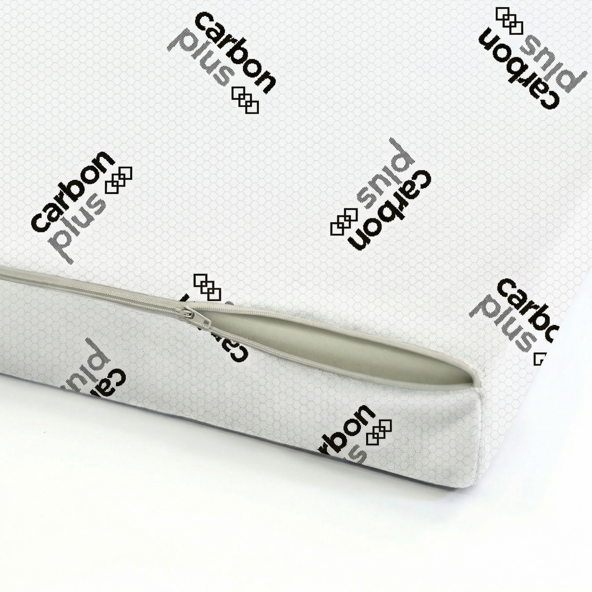 TOPPER MEMORY CON FODERA CARBONIO MATRIMONIALE