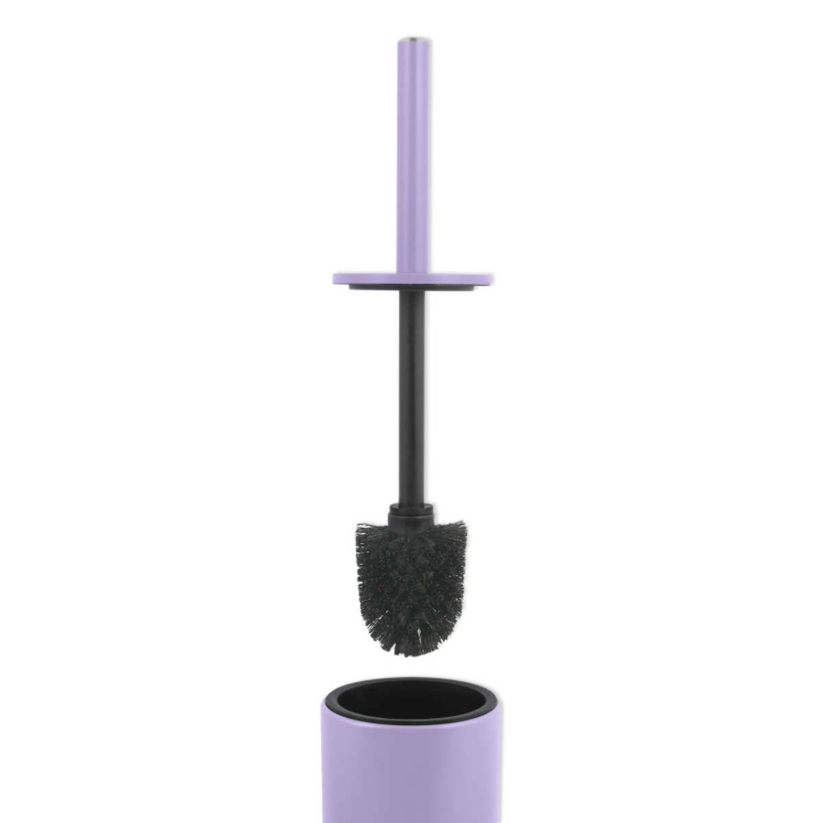 Set Poubelle à  pédale 5L & Brosse Wc AKIRA Lavande mat Spirella