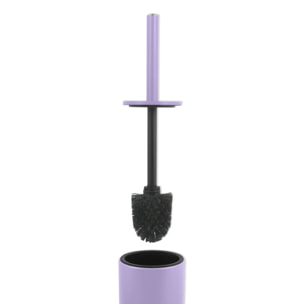 Set Poubelle à  pédale 5L & Brosse Wc AKIRA Lavande mat Spirella