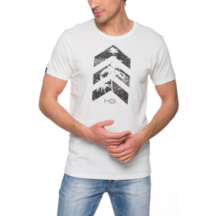 T-shirt in cotone 150 gr Hot Buttered Arrow Colore Bianco