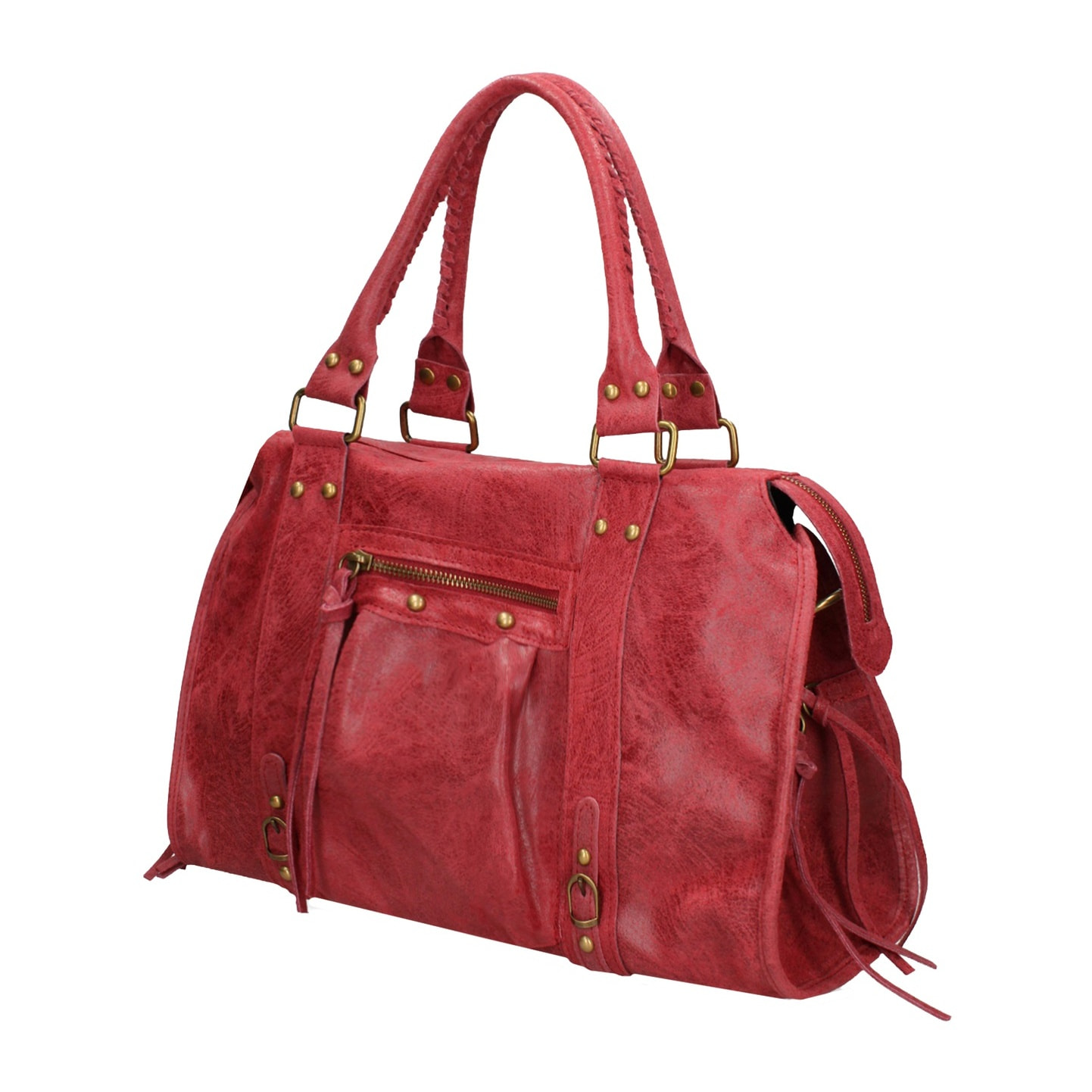 Borsa a spalla da donna - Modello Clara - Vera pelle - 41.0 x 28.0 x 13.0 cm