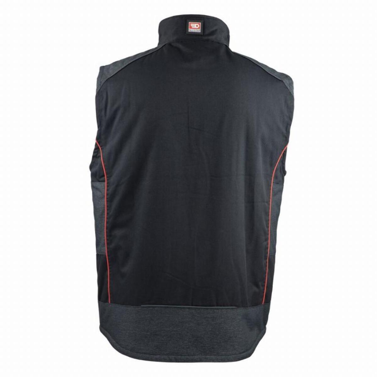 Gilet de travail bodywarmer matelassé FACOM Track Noir/Rouge Taille S - FXWW5000E-S