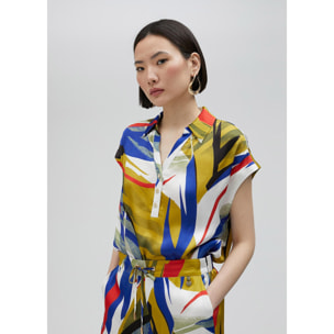 Camicia stampa tropicale