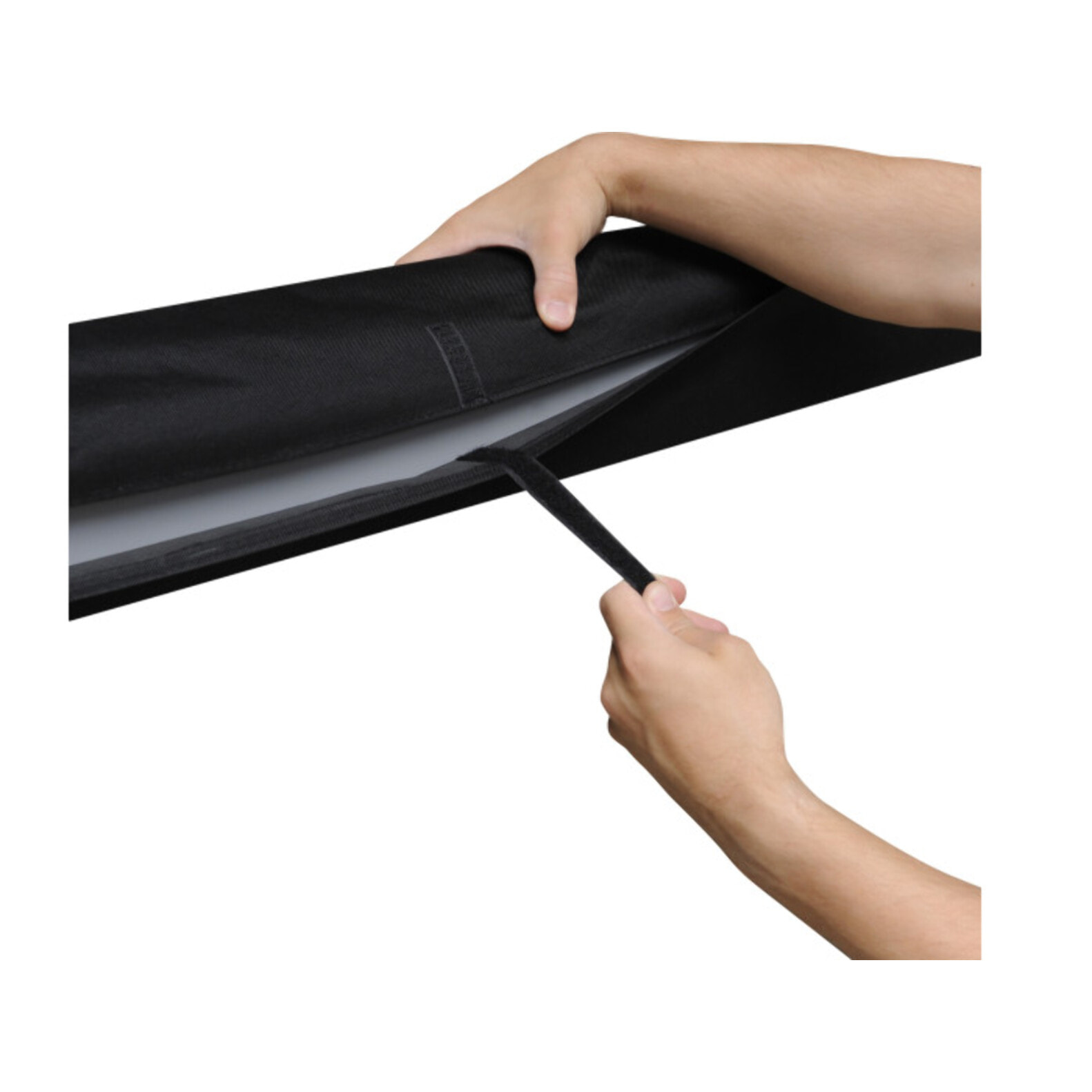 Paravent rétractable premium gris anthracite