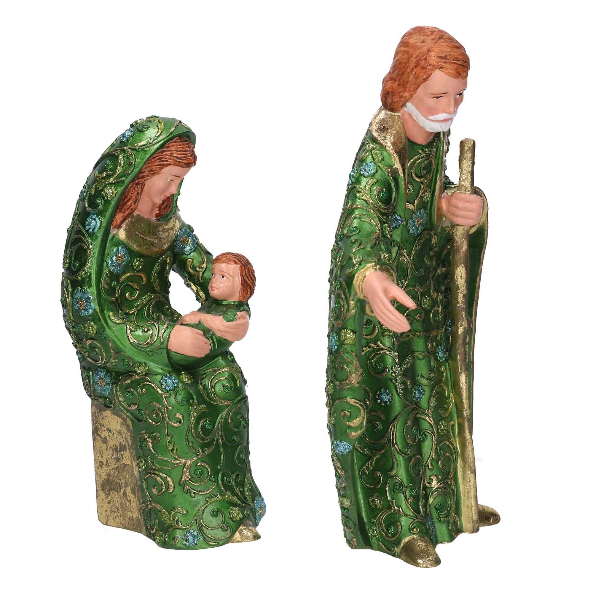 Nativita' in resina verde cmh25,4