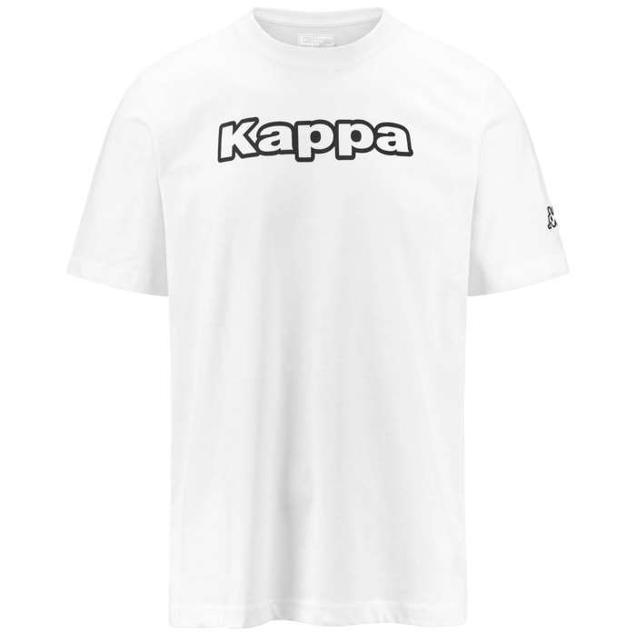 Kappa - T-Shirts & Top Uomo Bianco - Logo Fromen