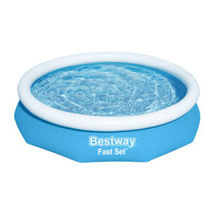 Bestway Piscine gonflable ronde Bestway Fast Set 305 x 66 cm bleu