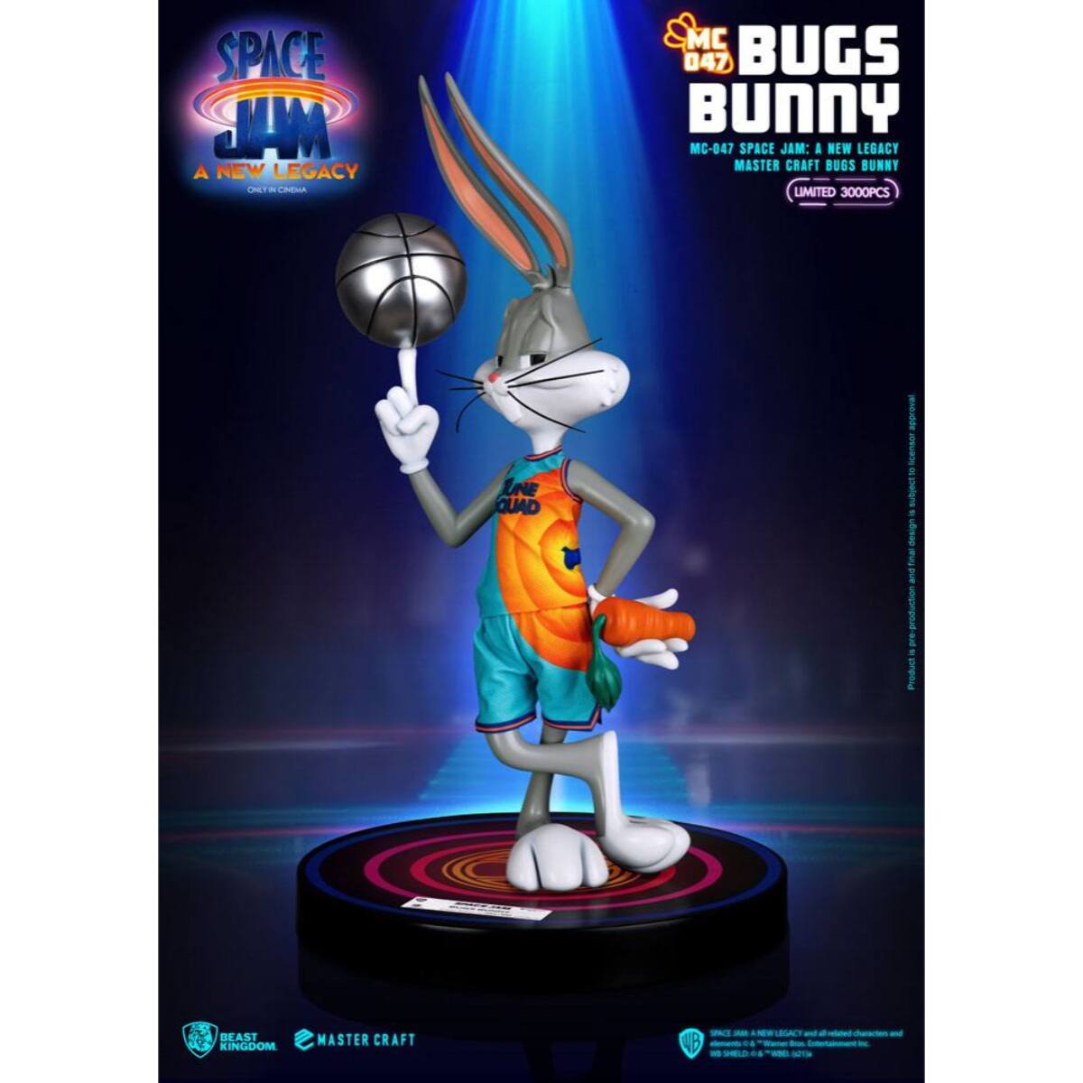 Space Jam 2 Master Craft Statua in Resina Bugs Bunny 43 Cm Beast Kingdom Toys