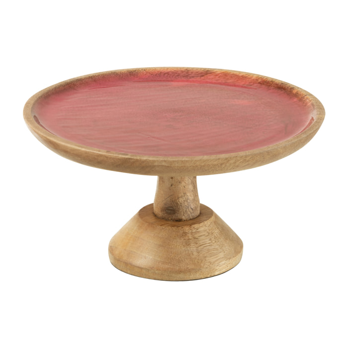 J-Line plat à tarte - bois - rose