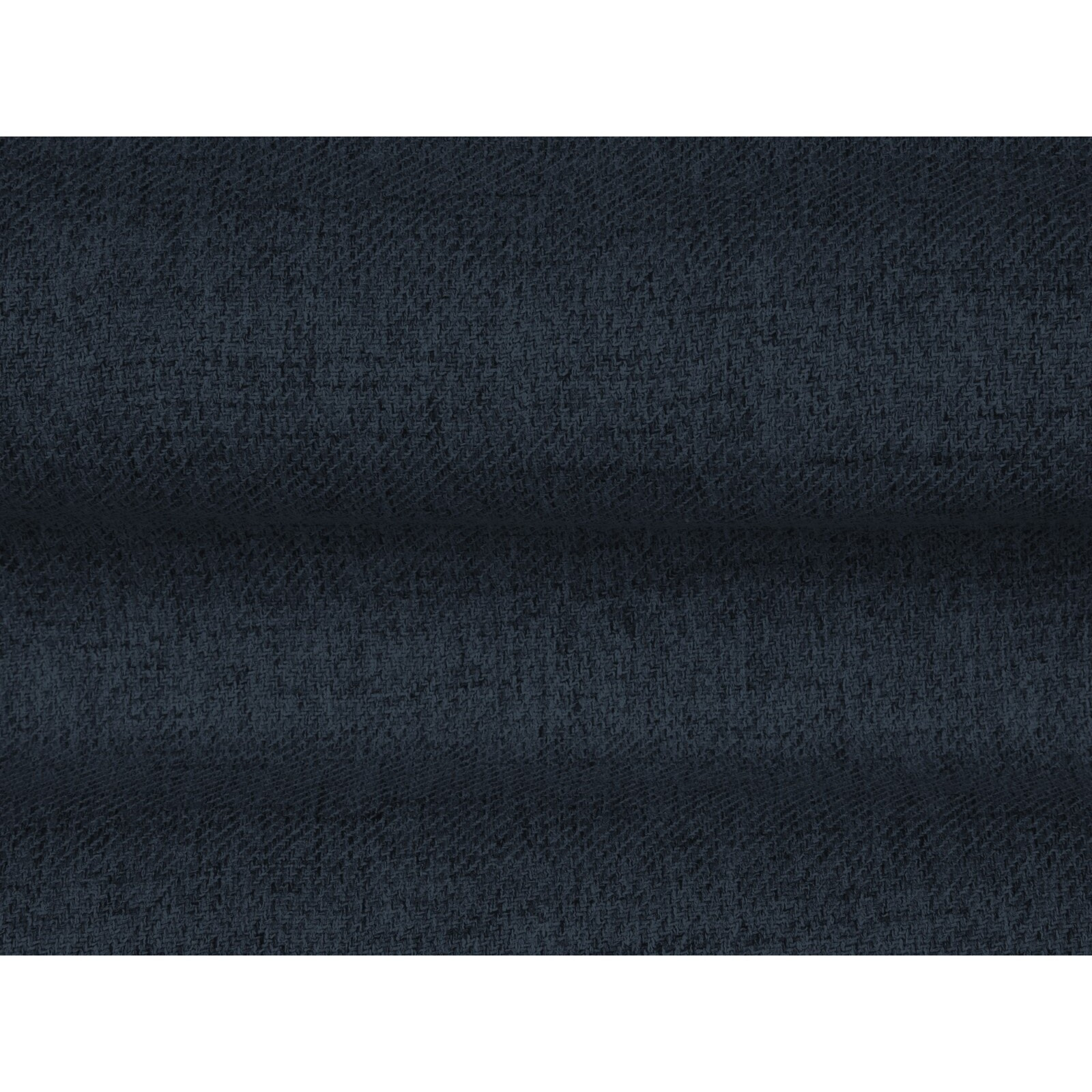 Méridienne gauche "Bali" en tissu structurel bleu