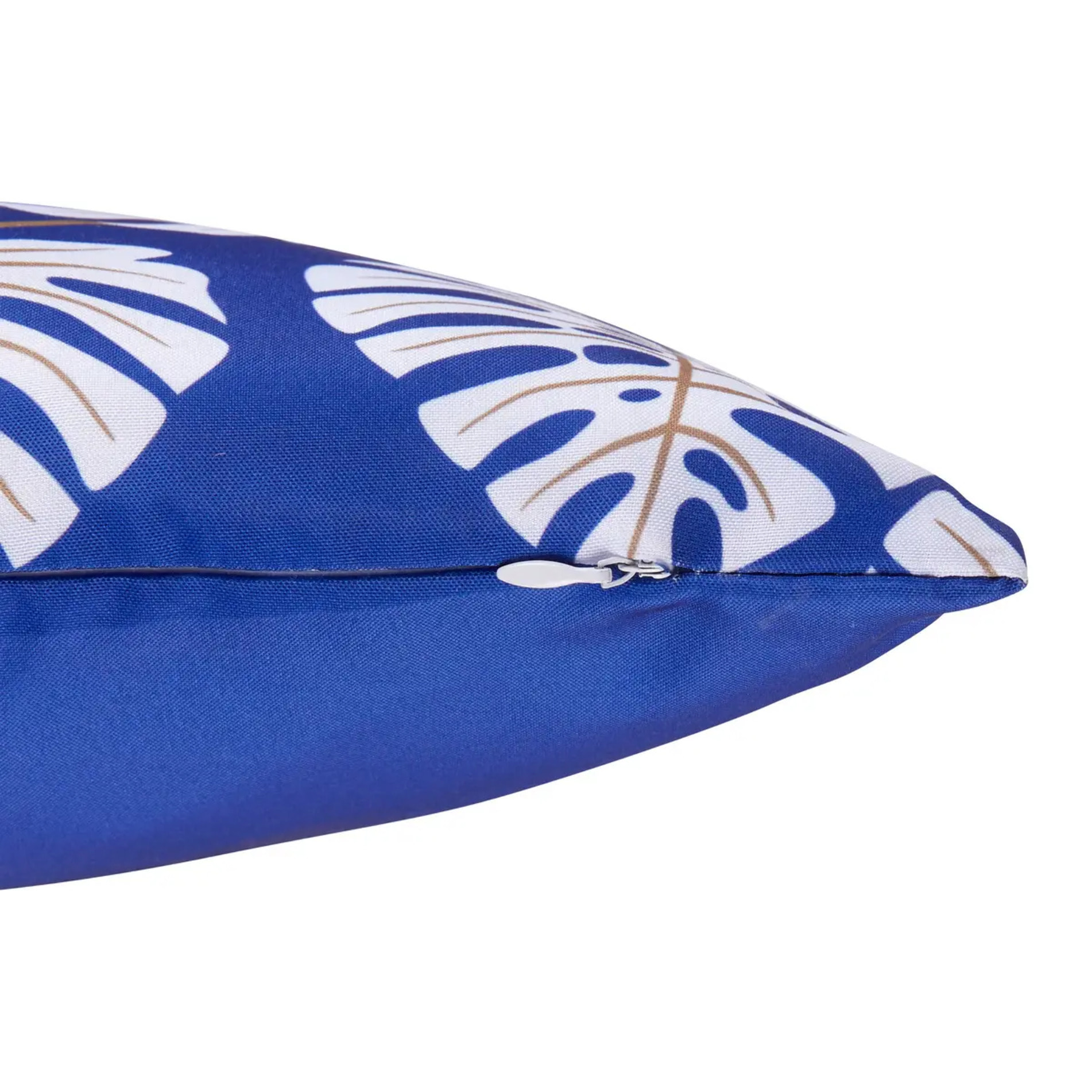 Housse de coussin d extérieur "Falla" bleu indigo 30x50cm