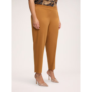 Fiorella Rubino - Pantalones Carrot Fit - Marrón