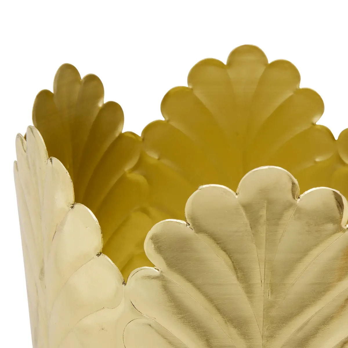 Cache-pot Belli doré 21x18cm