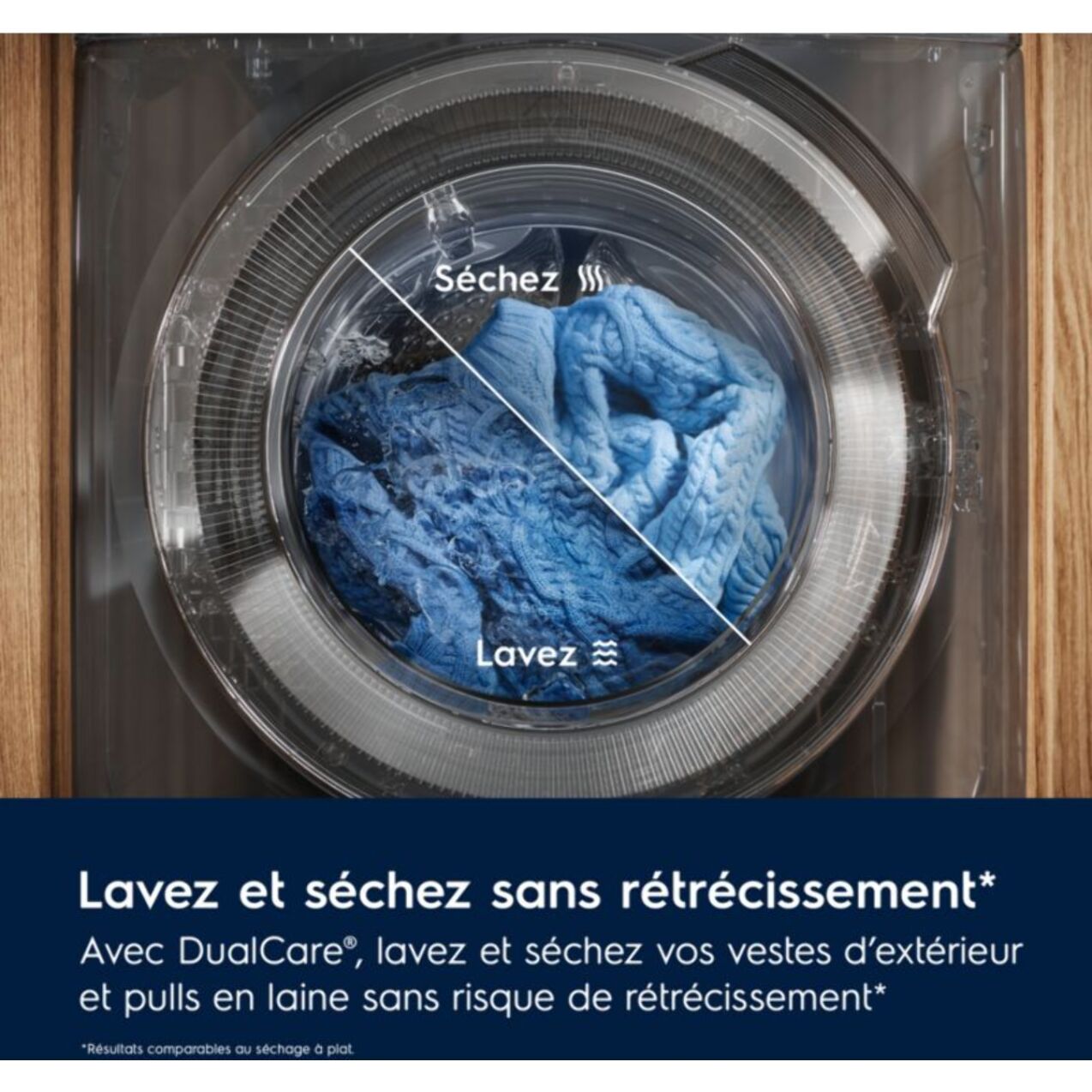 Lave linge séchant hublot ELECTROLUX EW9W1165RB - 10/6 kg - 1600 tr/min - Classe B - Moteur induction