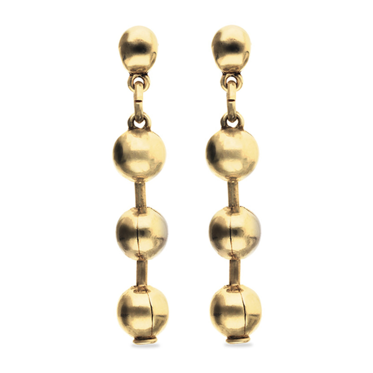 Pendiente PÁLPITO DORADO U