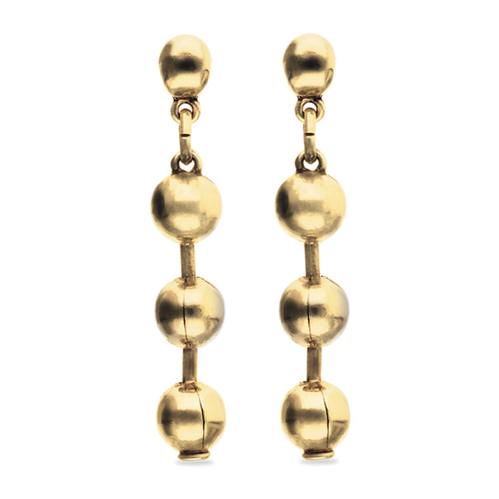 Pendiente PÁLPITO DORADO U