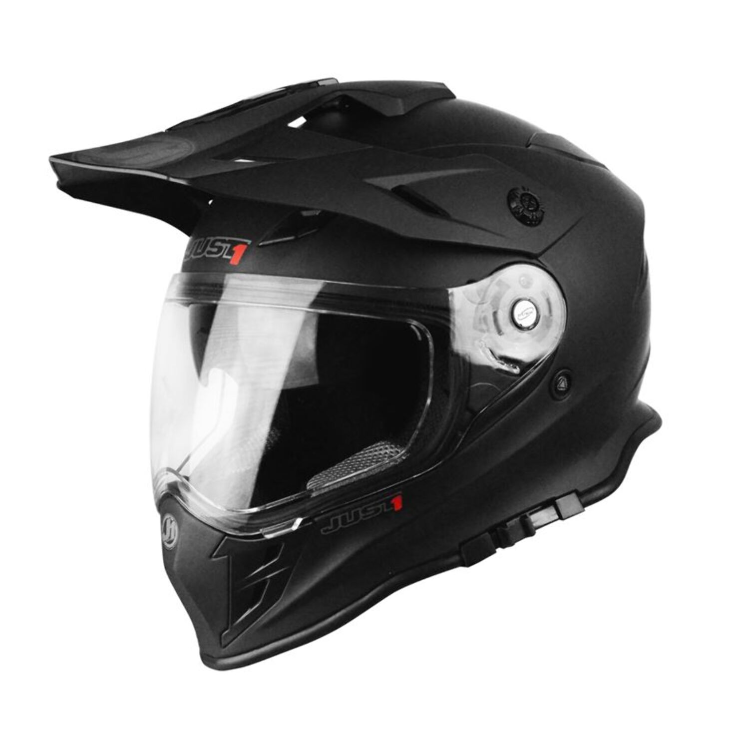 CASCO OFFROAD  J34 PRO SOLID MATT BLACK  JUST1