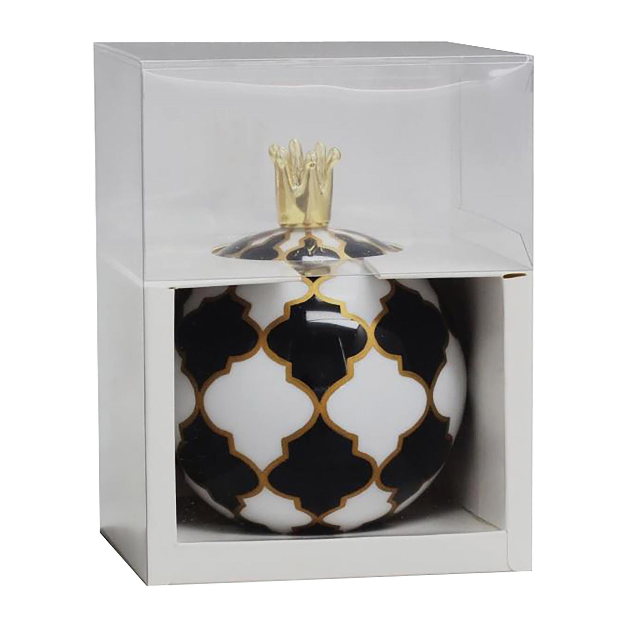 Sfera con top corona - Pezzi 3 - BIANCO - Bianchi Dino SpA