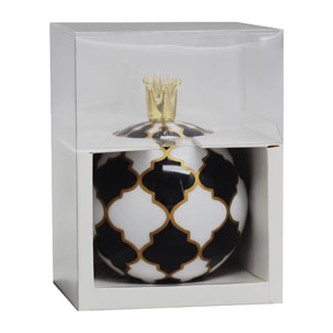 Sfera con top corona - Pezzi 3 - BIANCO - Bianchi Dino SpA