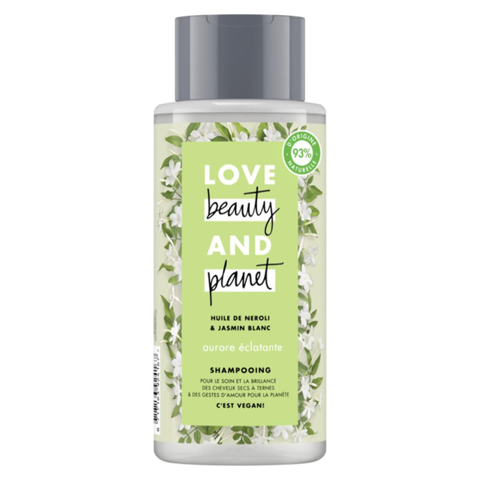 Pack de 3 - Love Beauty & Planet Shampooing Aurore Eclatante 400ml (jasmin neroli)