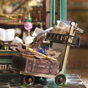 Una casa llena de Magia. Maqueta 3D realista con gran detalle y luces led.