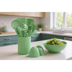 Set d'ustensiles de cuisine en silicone IVAR - 15 pièces