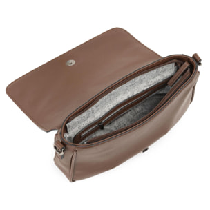 Bolso De Hombro Con Bandolera Adicional Lois Edziza Marron