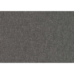 Felix - canapé modulable 2 places en tissu texturé - Gris foncé