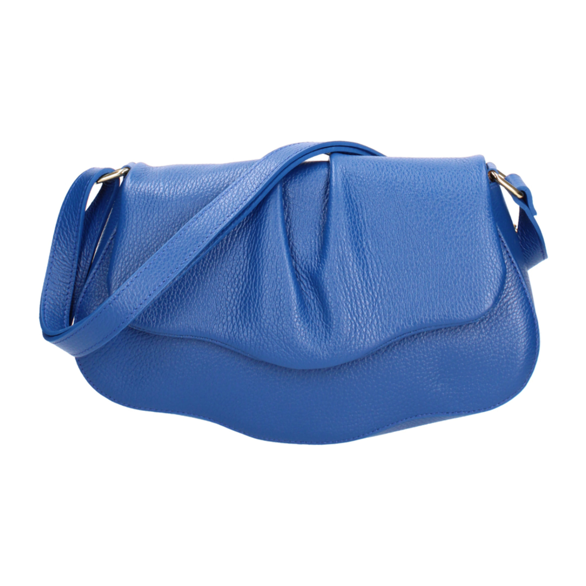 Borsa a spalla da donna In Vera pelle Made in Italy 30,5x19,5x9 cm