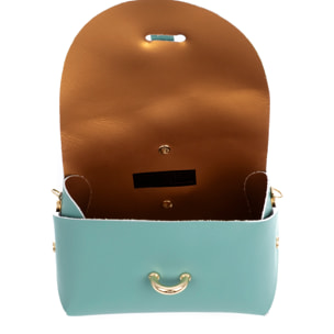 Aurora Bolso bandolera Mujer. Piel auténtica Ruga