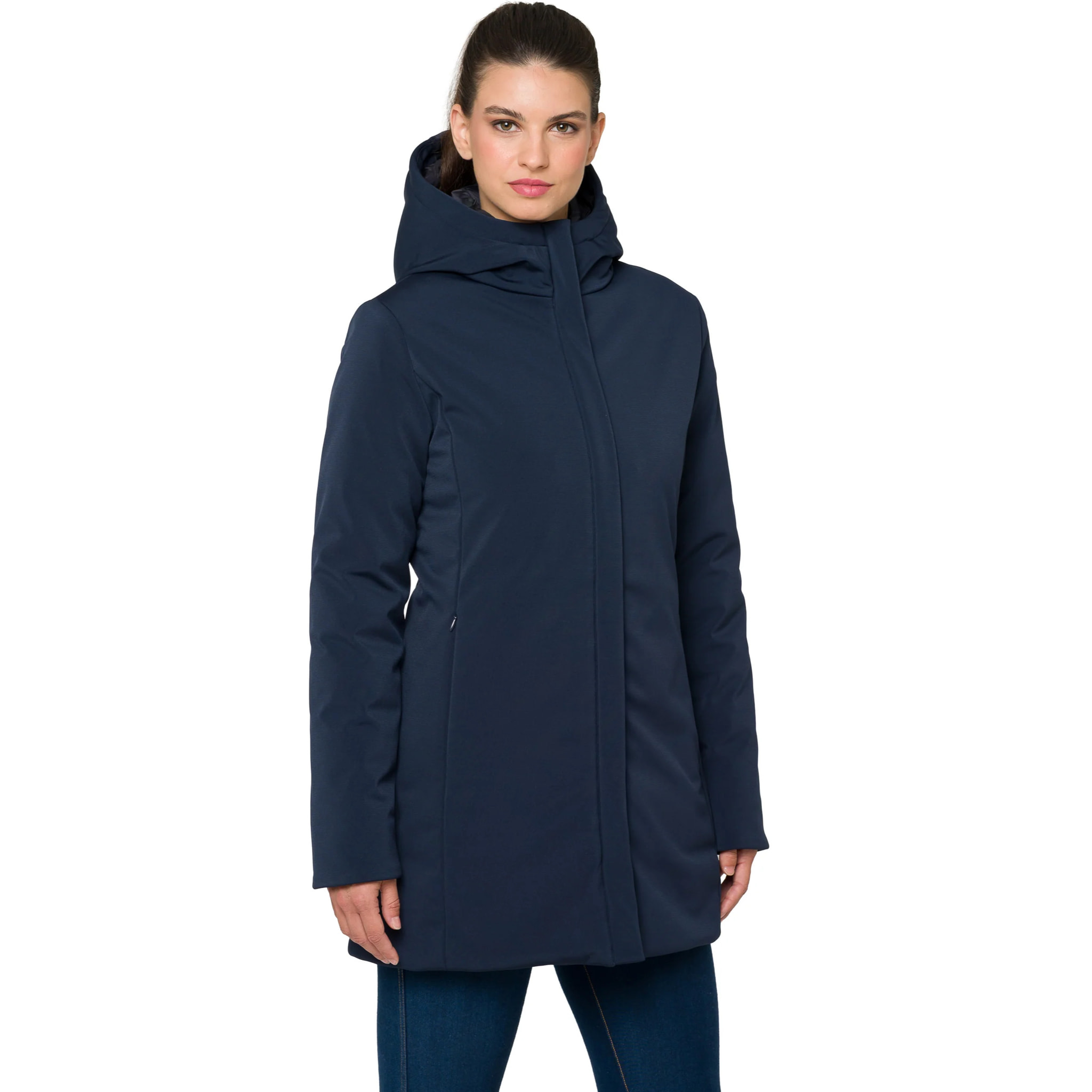 Parka JAQUELINE imbottito impermeabile blu