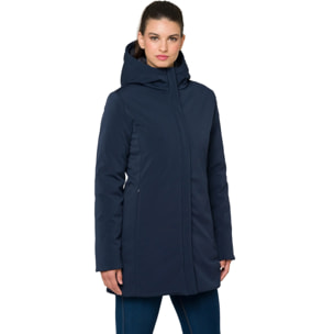 Parka JAQUELINE imbottito impermeabile blu