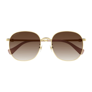 Gafas de Sol Gucci GG1142SA-002 de Metal Mujer 56 mm
