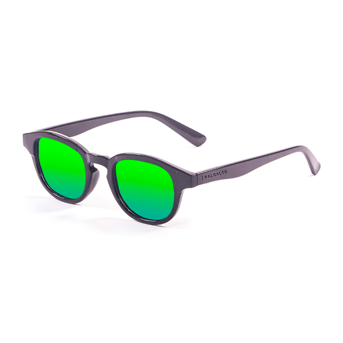Gafas de sol PALO ALTO LAGUNA BEACH - Negro mate / Revo verde