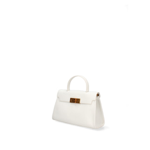 Borsa a mano da donna Made in Italy - Modello Embera Plus - 100% pelle - 28.0 x 17.0 x 9.0 cm