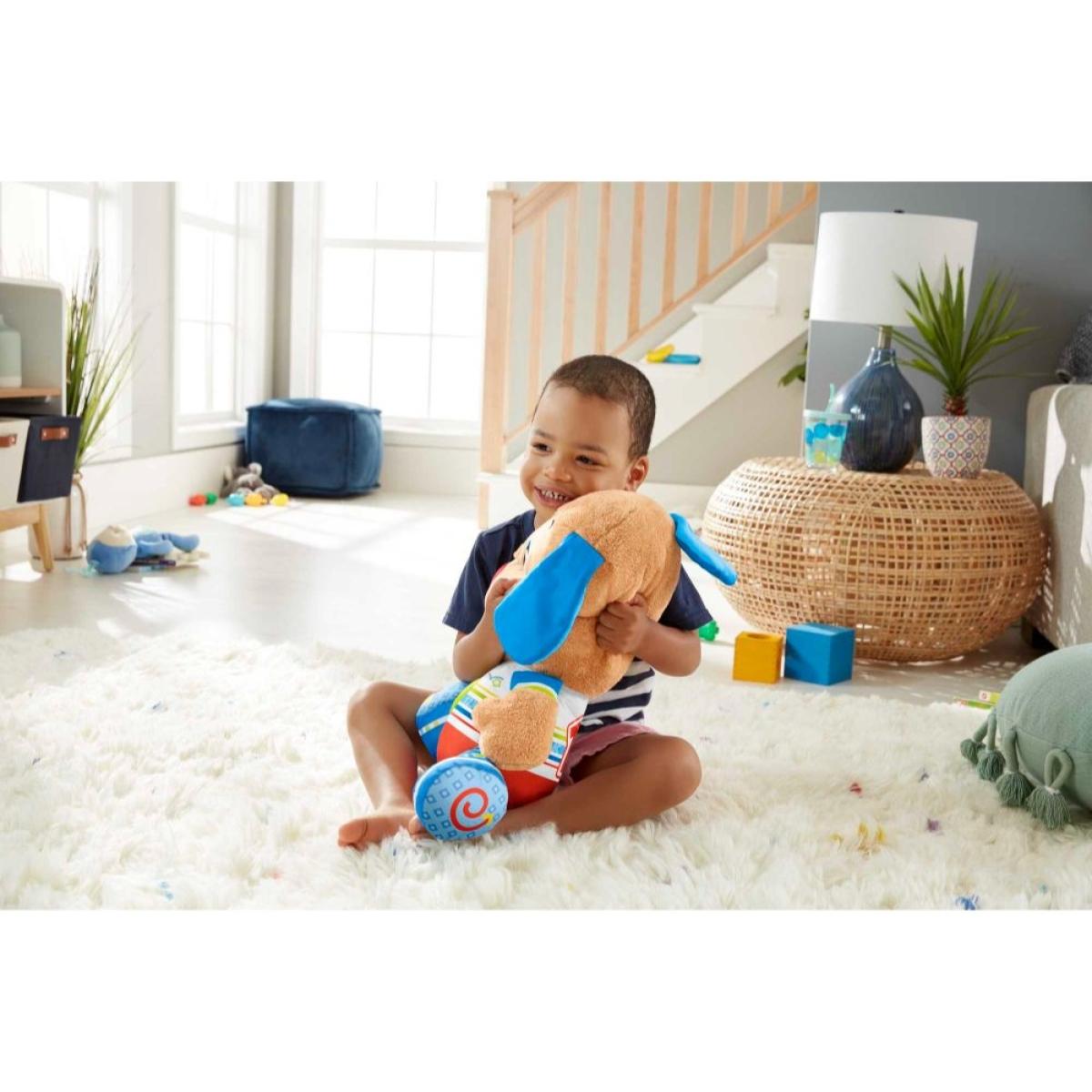 Fisher-Price Il Cagnolino Grande Peluche Musicale Ridi e Impara unisex Fisher-Price Multicolor