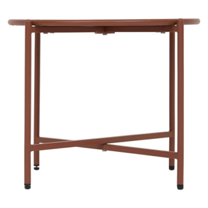 Salon de jardin Belano 5 places acajou